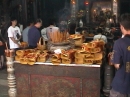 Stacks of 'money', sold as offerings  Fontengon Temple to the God Machu  near Chiayi  